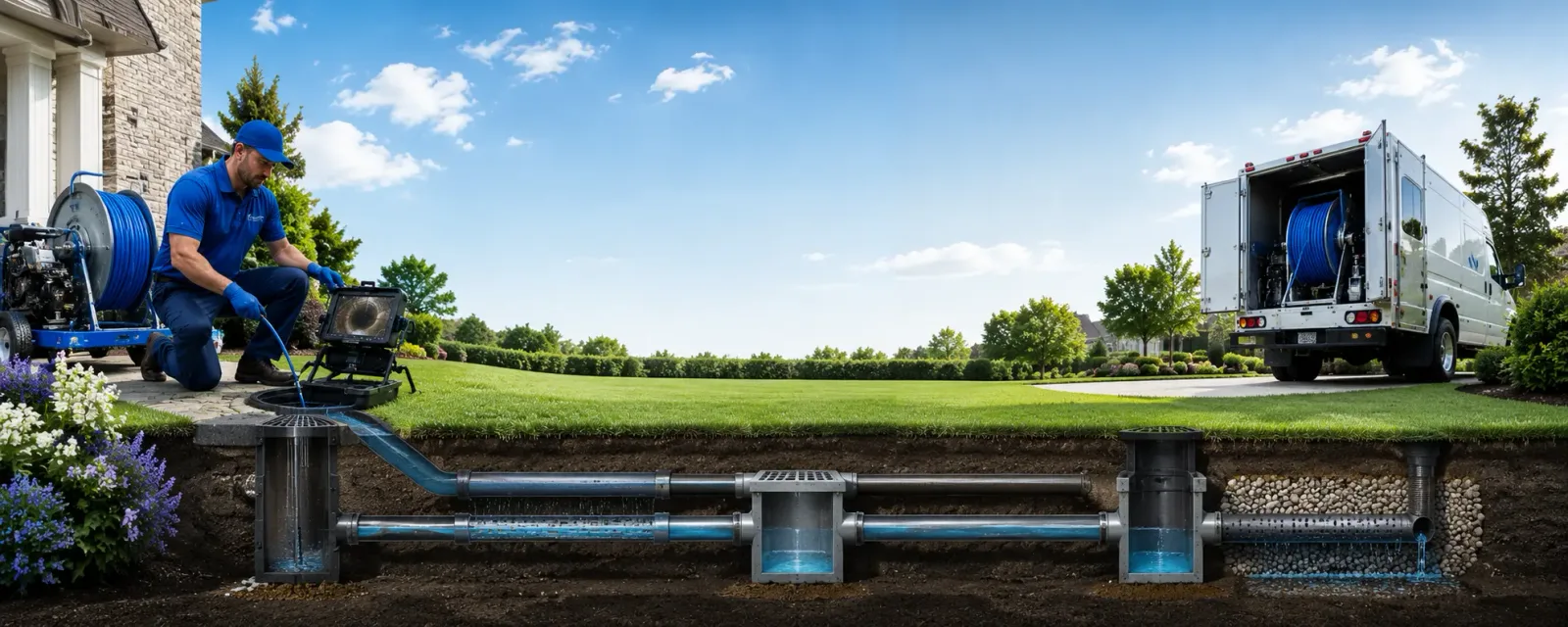 Outdoor drain cleaning information for Sundown, TX